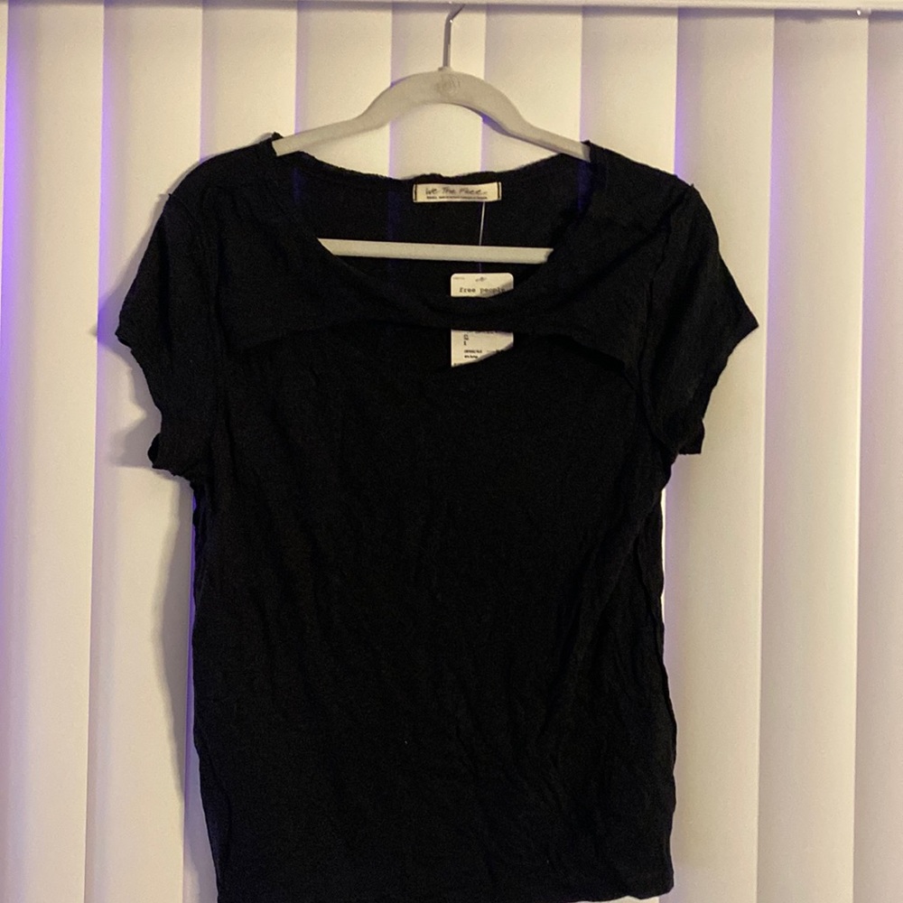 Free People Key Hole Burnout T